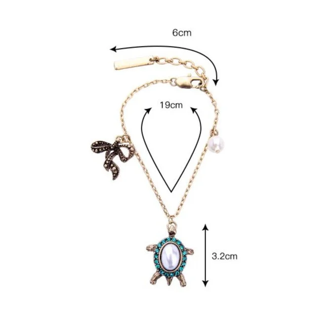 Bracelet Tortue Crystaline en situation