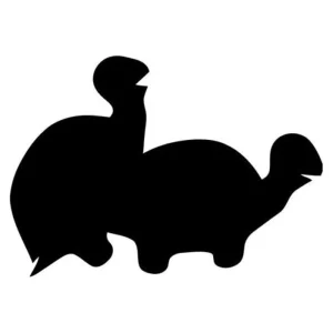 Sticker Tortue Voiture - Calin