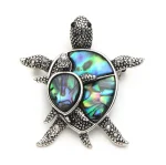 Broche Tortue - Coquillage nacré