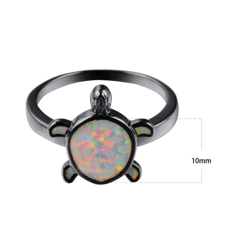 Détails de la Bague Tortue Caouanne