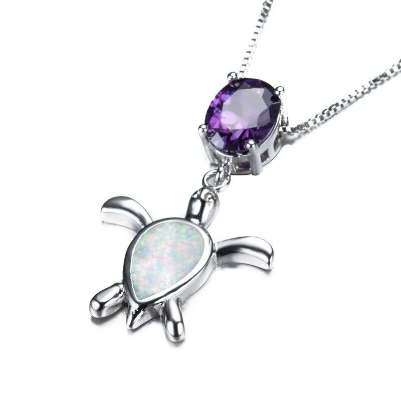 Détails du Pendentif Tortue Violetta