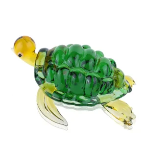 Figurine Tortue de Mer - Verte (verre)