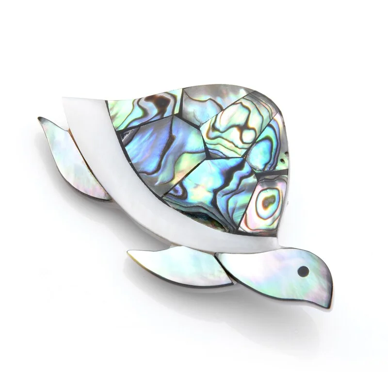 Broche Tortue - Carapace Nacré – Image 2