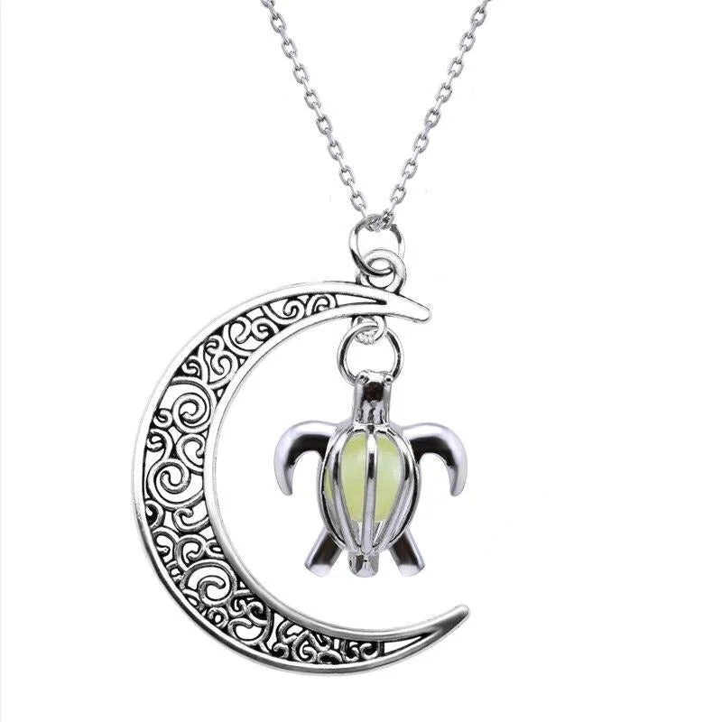 Pendentif Tortue - Lune