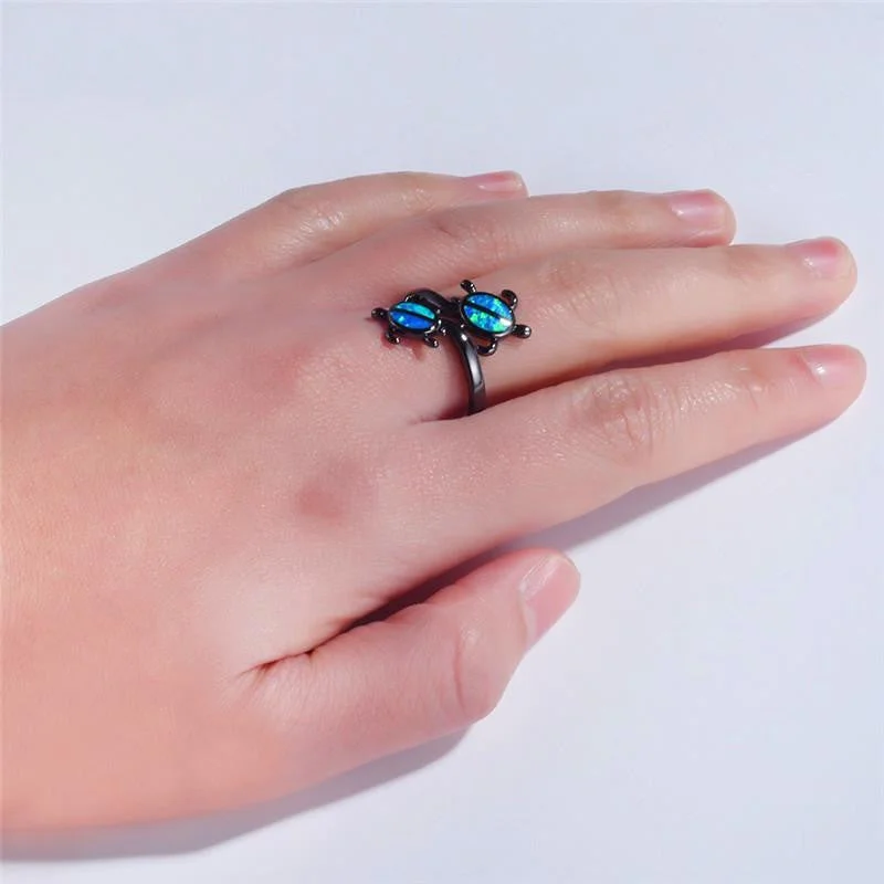 Détails de la Bague Tortue Concubines