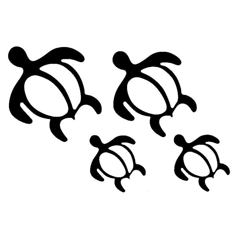 Sticker Tortue - La famille Tortue