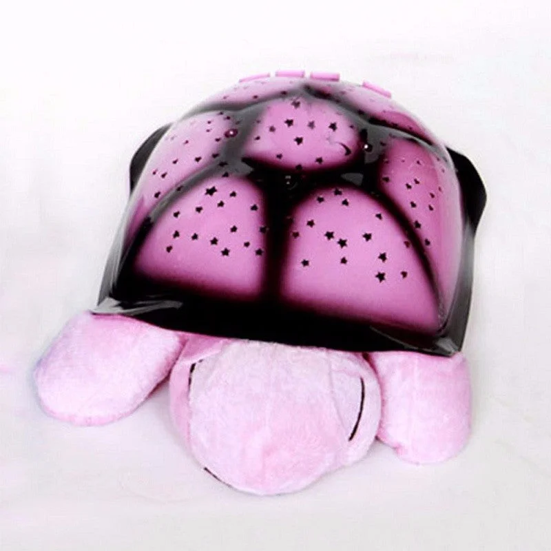 Projection LED Veilleuse Tortue Rose