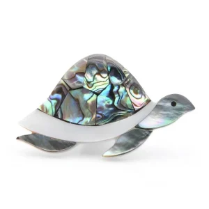 Broche Tortue - Carapace Nacré