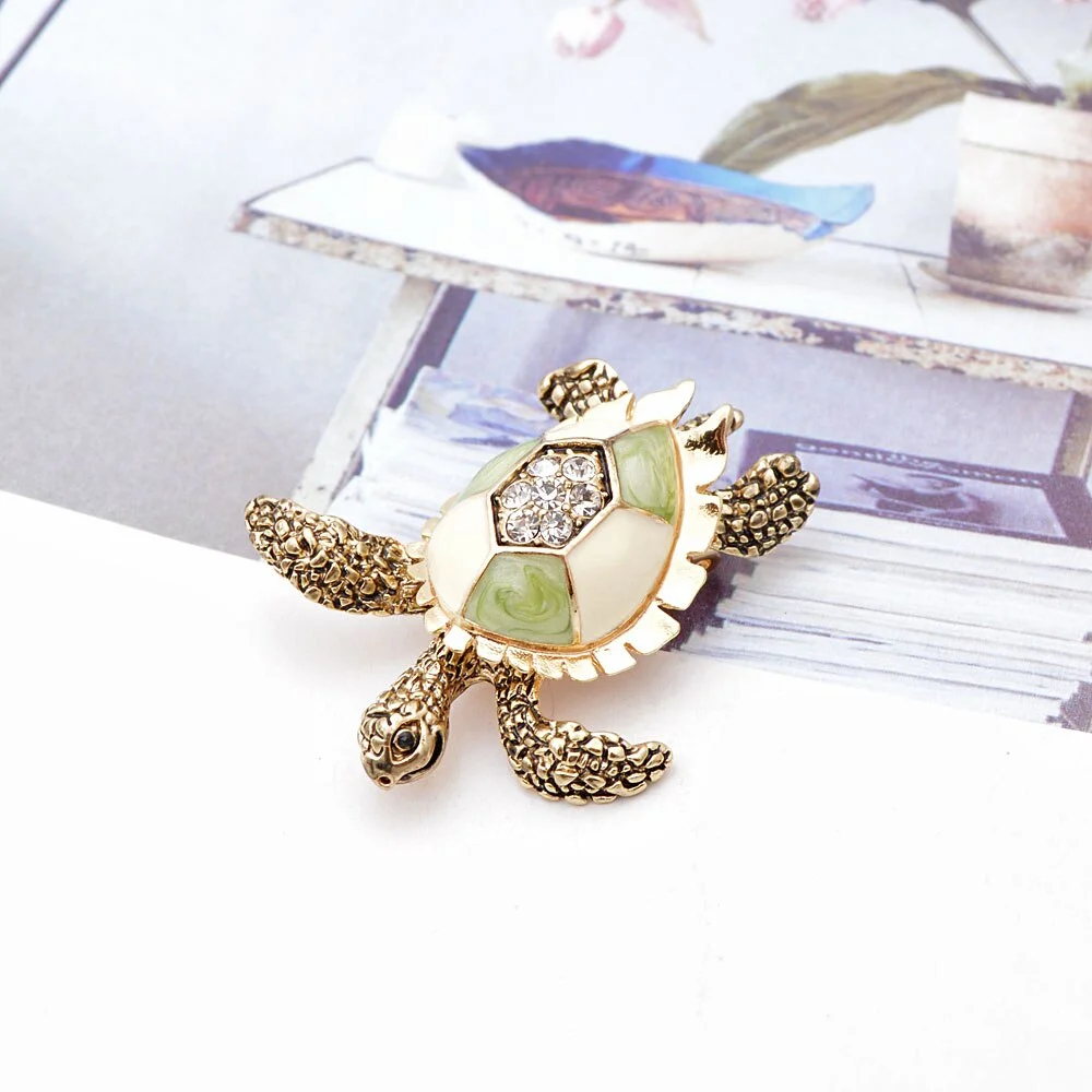 Broche Tortue Golden