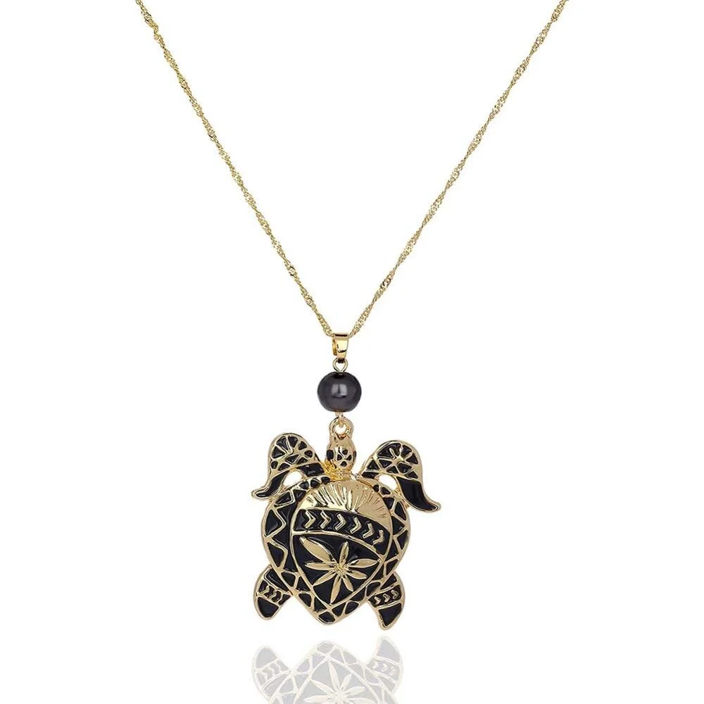 Collier Tortue Hawaï Vintage