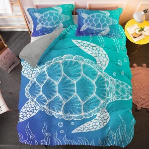 Parure de Lit Tortue 3PCS - Immersion