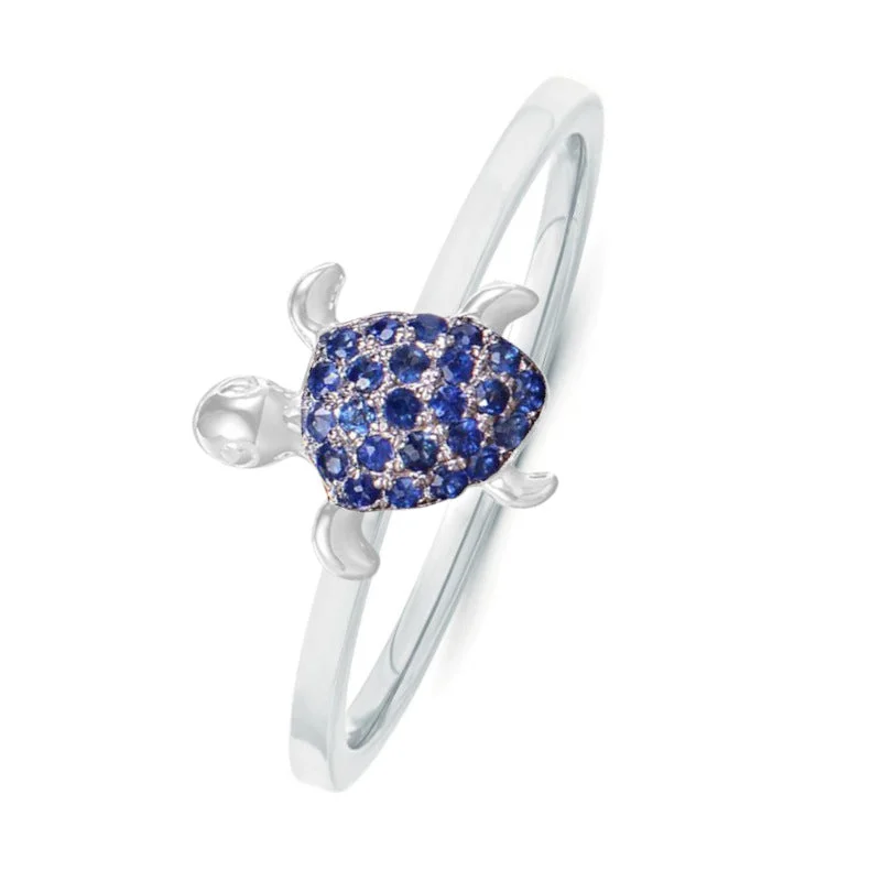 Bague Tortue Fashion en Acier