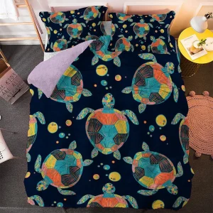 Parure de Lit Tortue 3PCS - Plongée