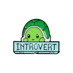 Pin's Tortue - Introvert