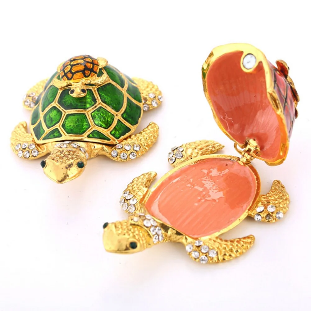 Boîte à Bijoux Tortue - vue de près