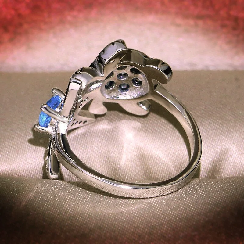 Bague Tortue Étoile de Mer