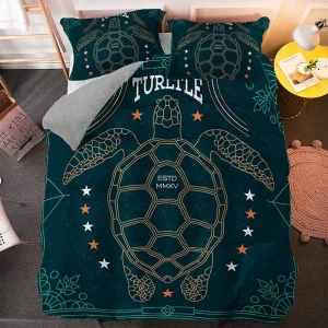 Parure de Lit Tortue 3PCS - Turtle Star