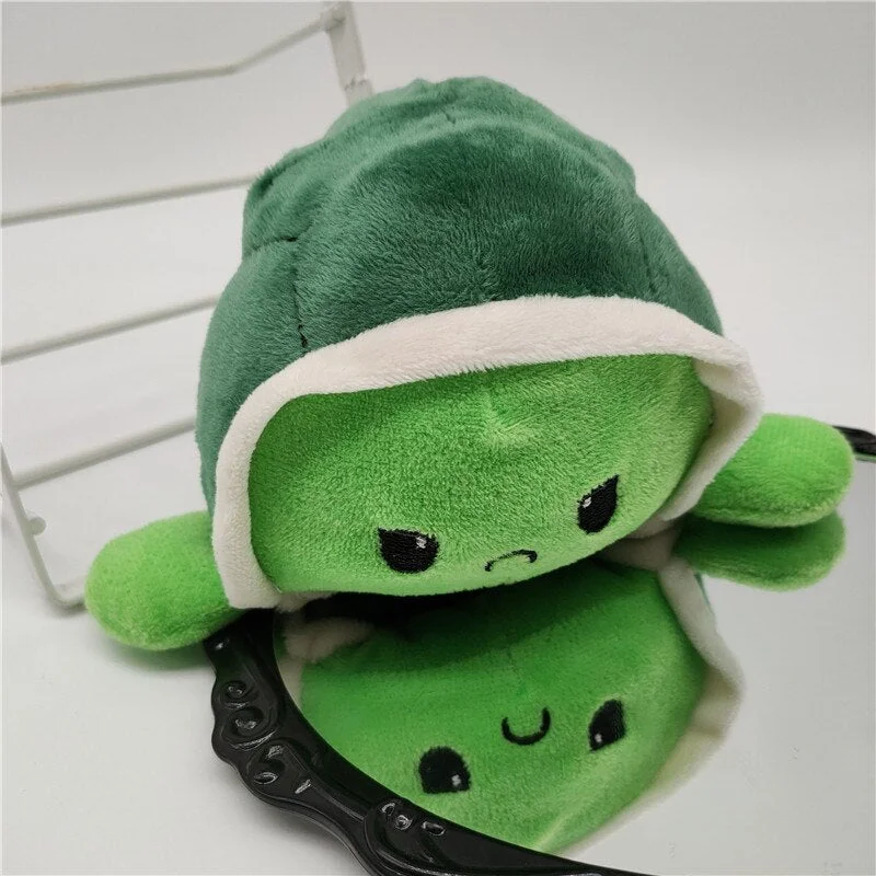 Peluche Tortue Réversible en couleur unie