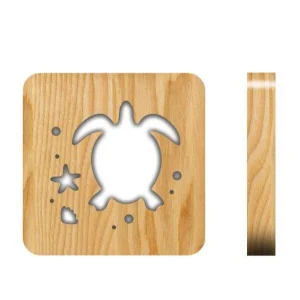 Lampe Tortue Décorative - Wooden