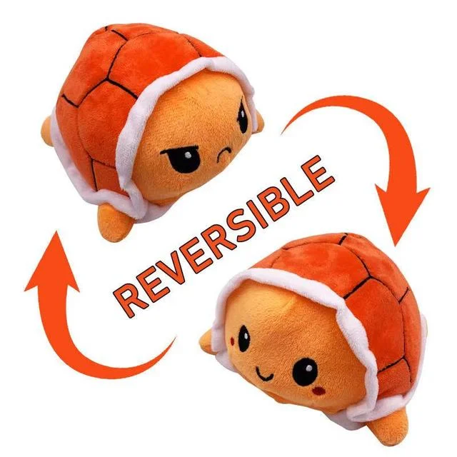 Peluche Tortue Réversible Arc-en-Ciel