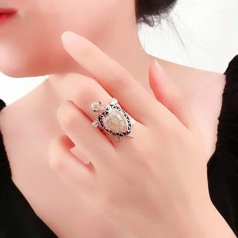 Bague Tortue en Zircon