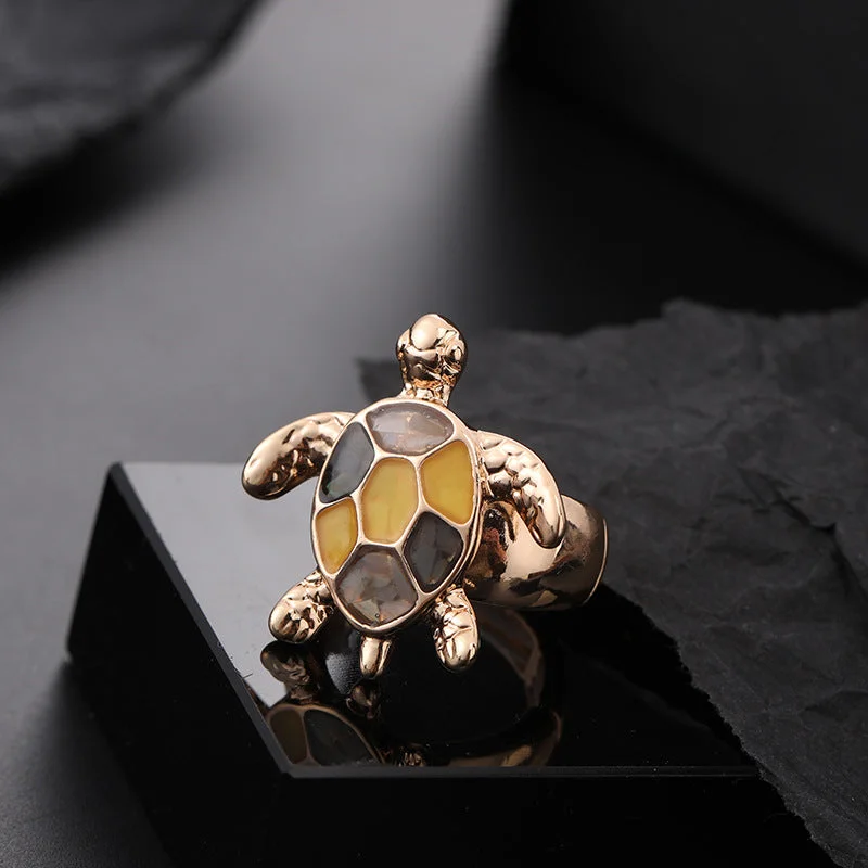 Détails de la Bague Tortue de Mer