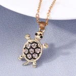 Pendentif Tortue - Pierre de chance