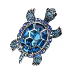 Bague Forme de Tortue - Large (Acier)
