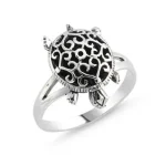 Bague Tortue - Arabesque (Argent)