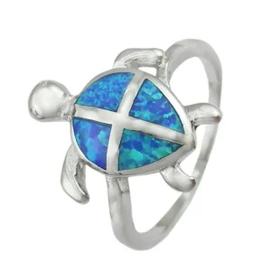 Bague Tortue - Croix (Argent)