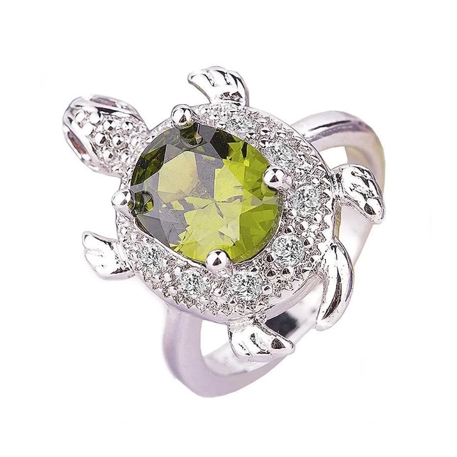 Bague Tortue en Crystal