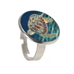 Bague Tortue de Mer - Ocean (Acier)