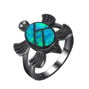 Bague Tortue de mer - Pacifique (Acier)