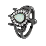 Bague Tortue de Mer - BlackStrass (Acier)