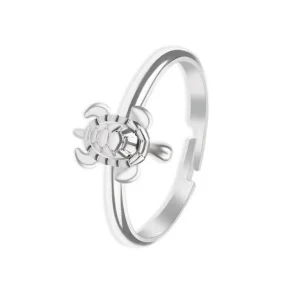 Bague Tortue Discrète - Classica (Acier)