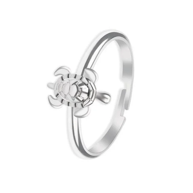 Bague Tortue Discrète - Classica (Acier)