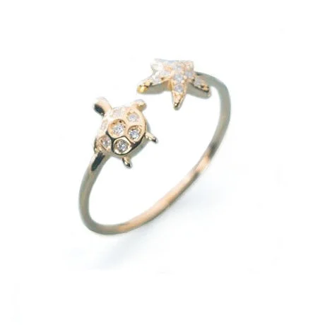 Bague Tortue - Étoile