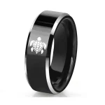 Bague Tortue Homme - Tungstène