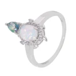 Bague Tortue - Opaline