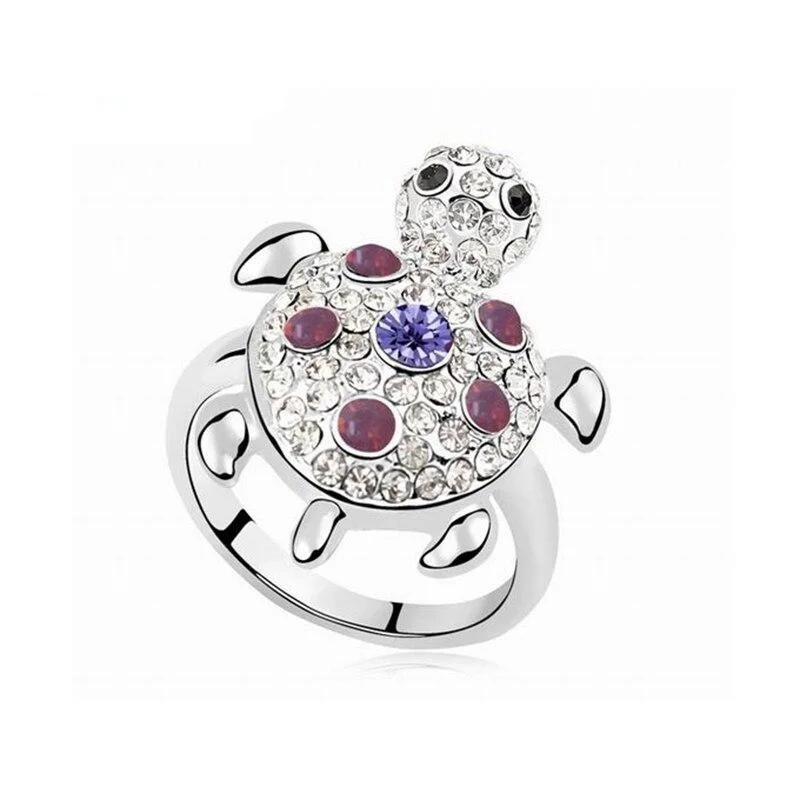 Bague Tortue Perles