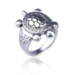 Bague Tortue - Retro (Acier)