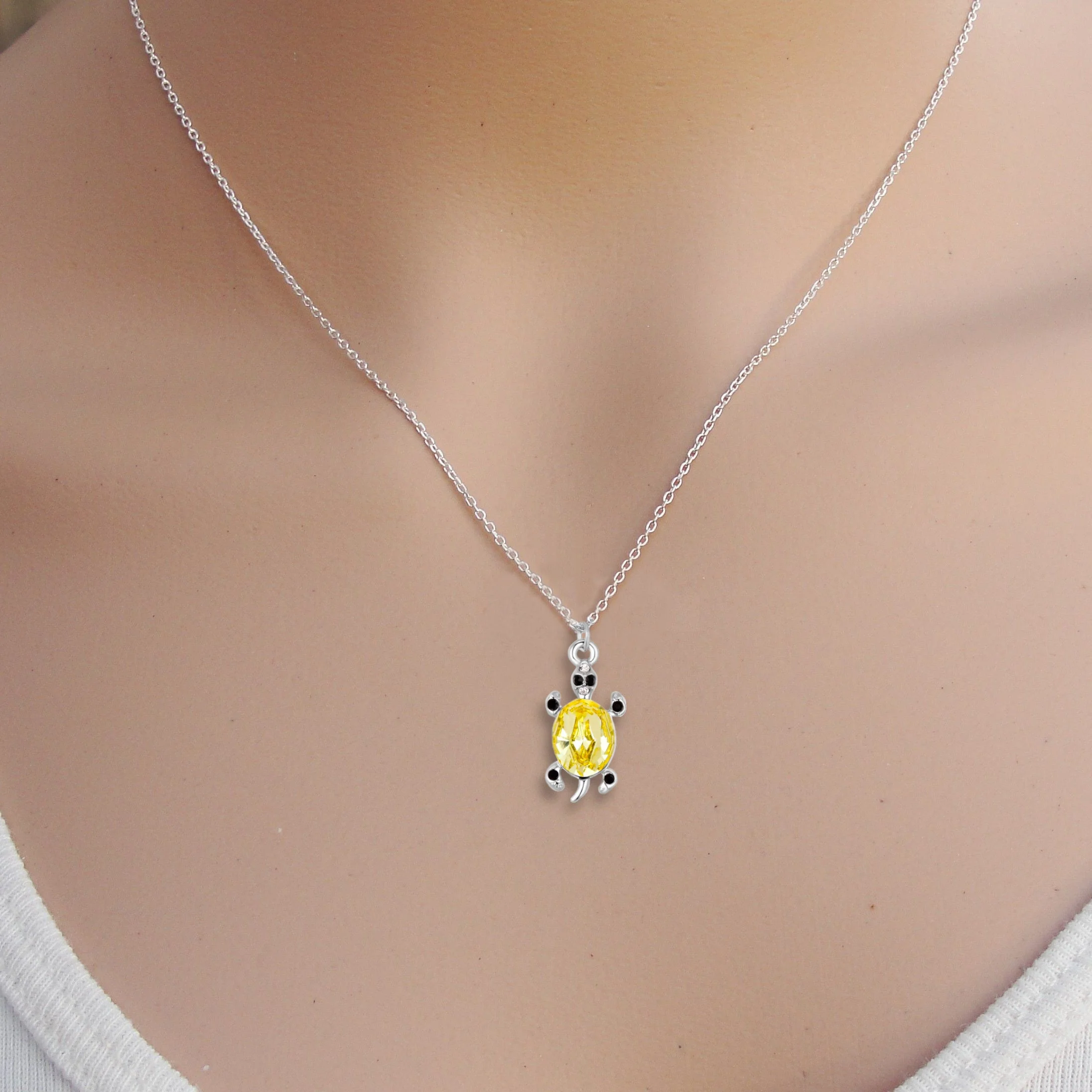 Pendentif Tortue Swarovski - Image 2