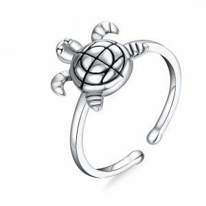 Bague Tortue - Discrète (Acier)