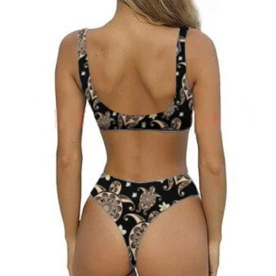 Maillot de Bain Tortue Polynésie