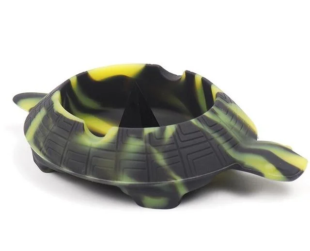 Cendrier Tortue en Silicone Coloré