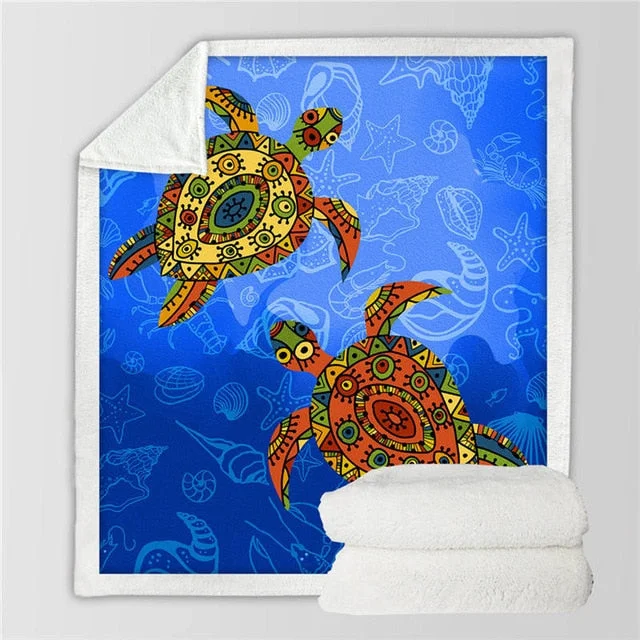 Plaid Tortue Pérou