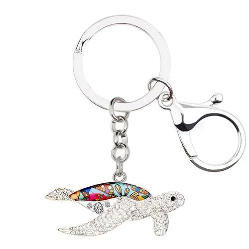 Porte-Clé Tortue Dream en Métal