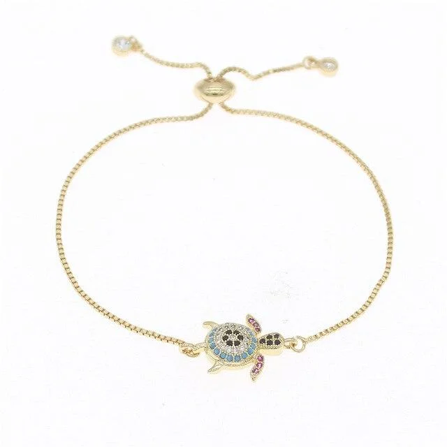 Détails du Bracelet Tortue Rosace