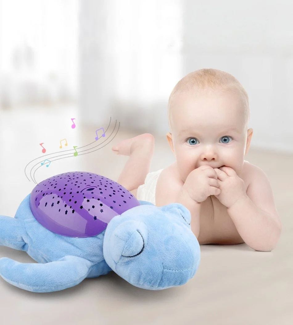 Peluche Tortue Veilleuse & Musicale