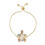 Bracelet Tortue Femme - Doré
